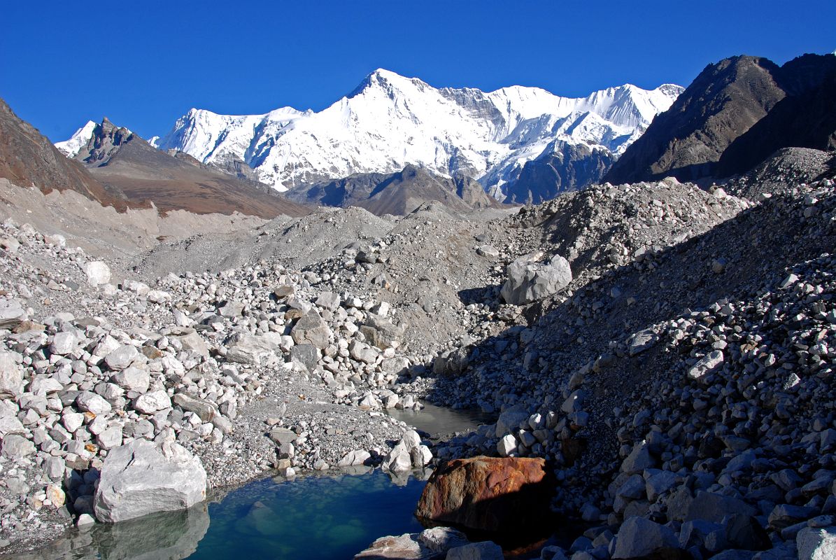 01 Cho Oyu From Nguzumpa Glacier On The Way From Gokyo To Cho La